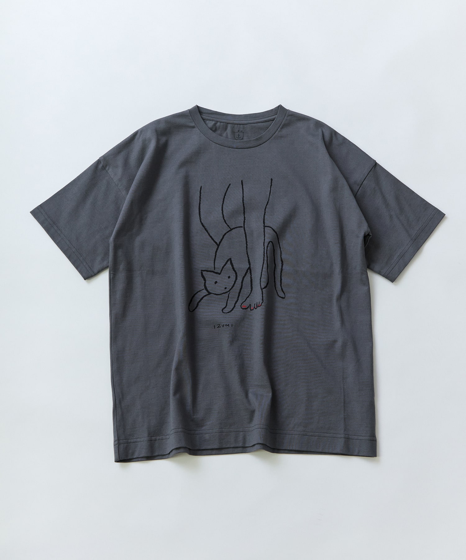【LOISIR】【5/11 10:00販売開始】【アーティストコラボ】LOISIR&times;塩川いずみ イラストプリントTシャツ 詳細画像 チャコールグレー 18