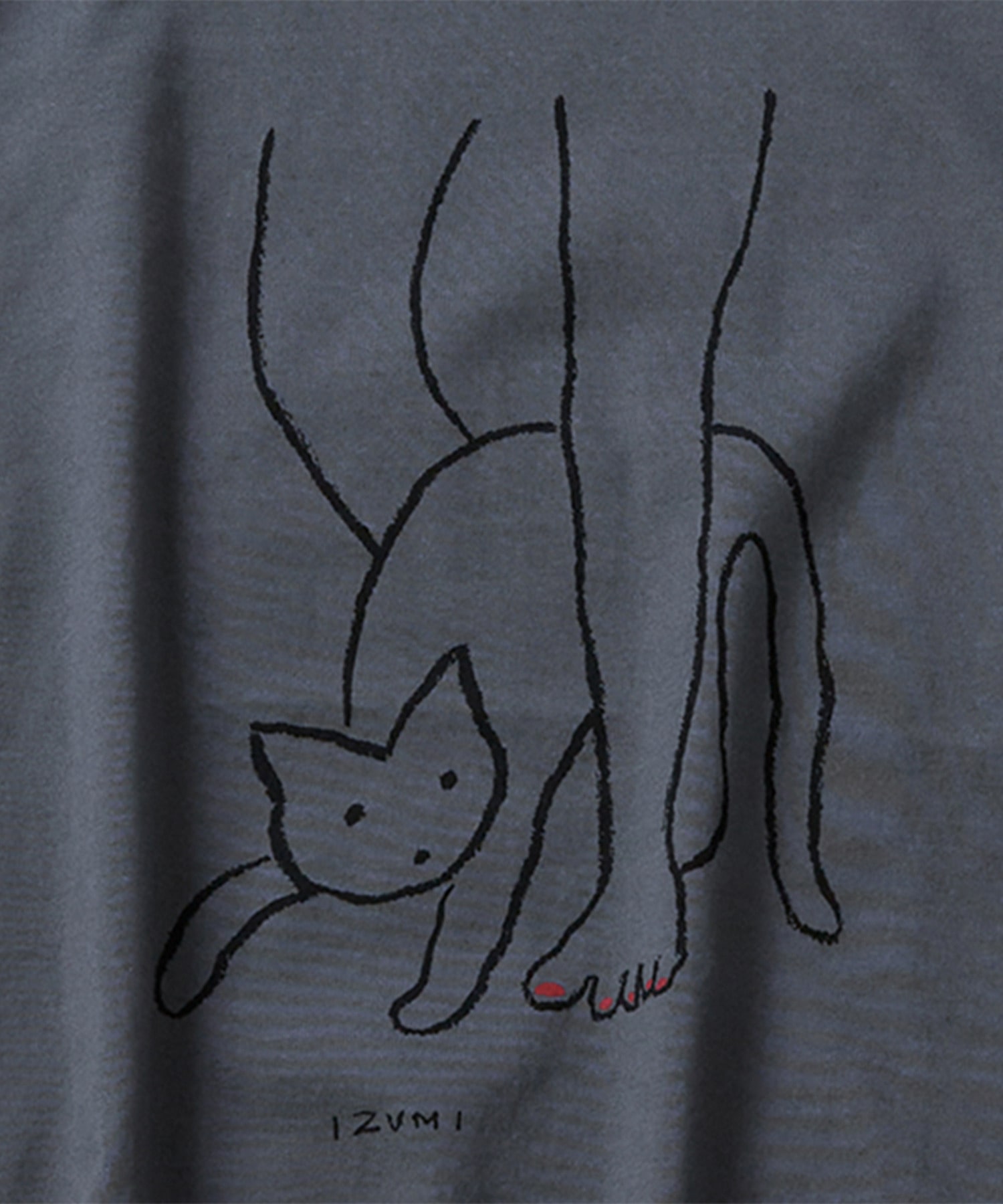 【LOISIR】【5/11 10:00販売開始】【アーティストコラボ】LOISIR&times;塩川いずみ イラストプリントTシャツ 詳細画像 チャコールグレー 20