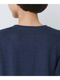【LOISIR】リネン天竺ショートTシャツ 詳細画像 ネイビー 21
