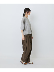 【LOISIR】リネン天竺ショートTシャツ 詳細画像 ネイビー 5