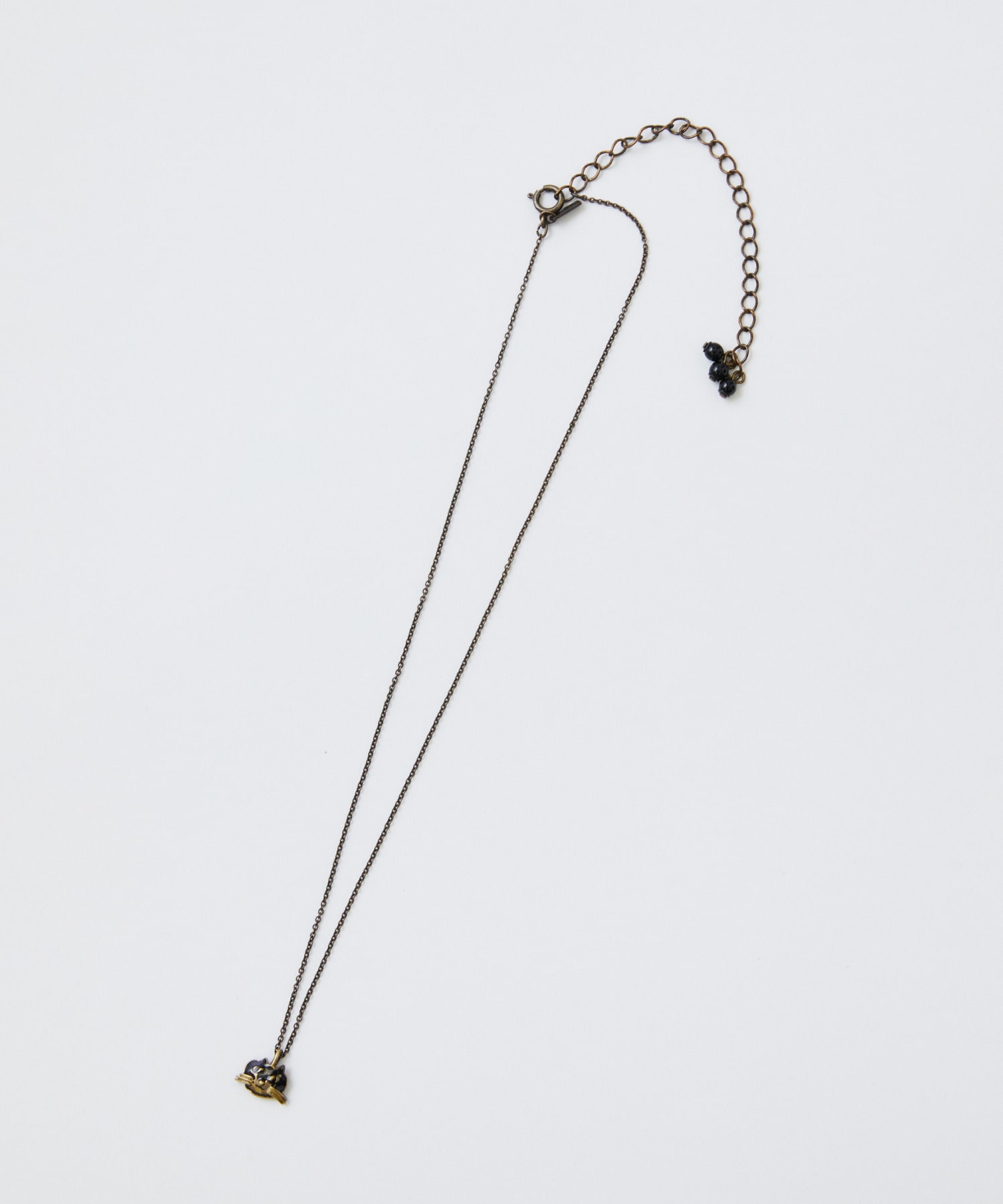 【LOISIR】【アーティストコラボ】LOISIR&times;TORANEKOBONBON ドラ猫ペンダント 詳細画像 ゴールド 1