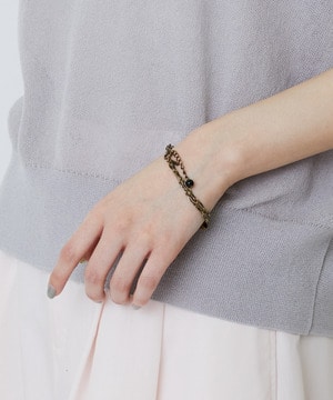 【LOISIR】【アーティストコラボ】TORANEKOBONBON CATブレスレット 詳細画像 ゴールド 1