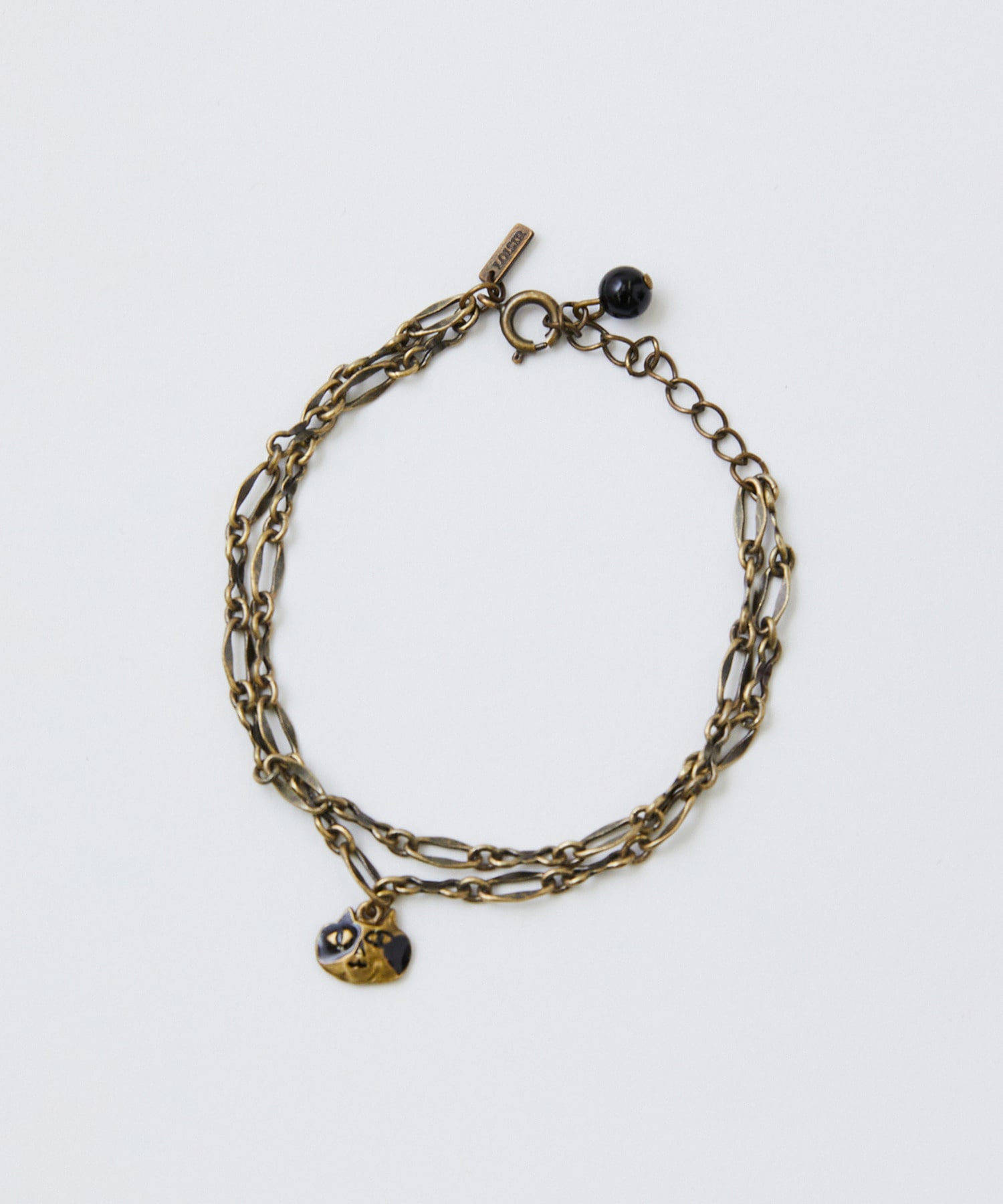 【LOISIR】【アーティストコラボ】TORANEKOBONBON CATブレスレット 詳細画像 ゴールド 1