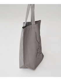 【LOISIR】【5/11 10:00販売開始】【アーティストコラボ】LOISIR&times;塩川いずみ イラストプリントトートバッグ 詳細画像 グレー 9