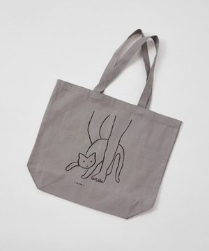 【LOISIR】【5/11 10:00販売開始】【アーティストコラボ】LOISIR&times;塩川いずみ イラストプリントトートバッグ 詳細画像 グレー 1
