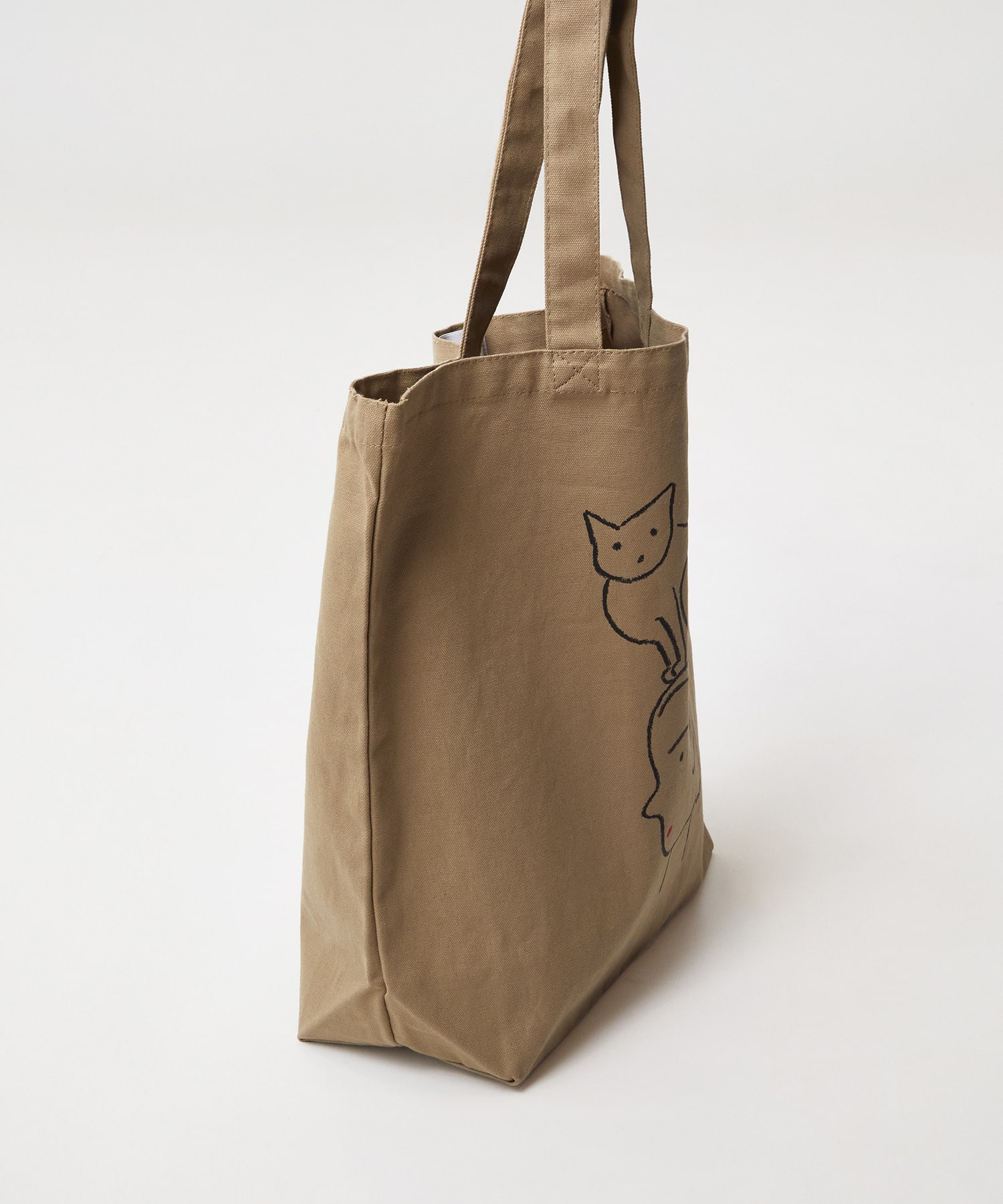 【LOISIR】【5/11 10:00販売開始】【アーティストコラボ】LOISIR&times;塩川いずみ イラストプリントトートバッグ 詳細画像 グレー 6