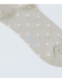 【LOISIR】ドット柄ソックス 詳細画像 ブラック 11