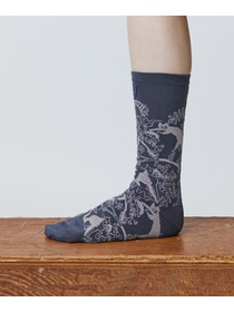 【LOISIR】【アーティストコラボ】LOISIR&times;TORANEKOBONBON 総柄ソックス 詳細画像 ピンク 6