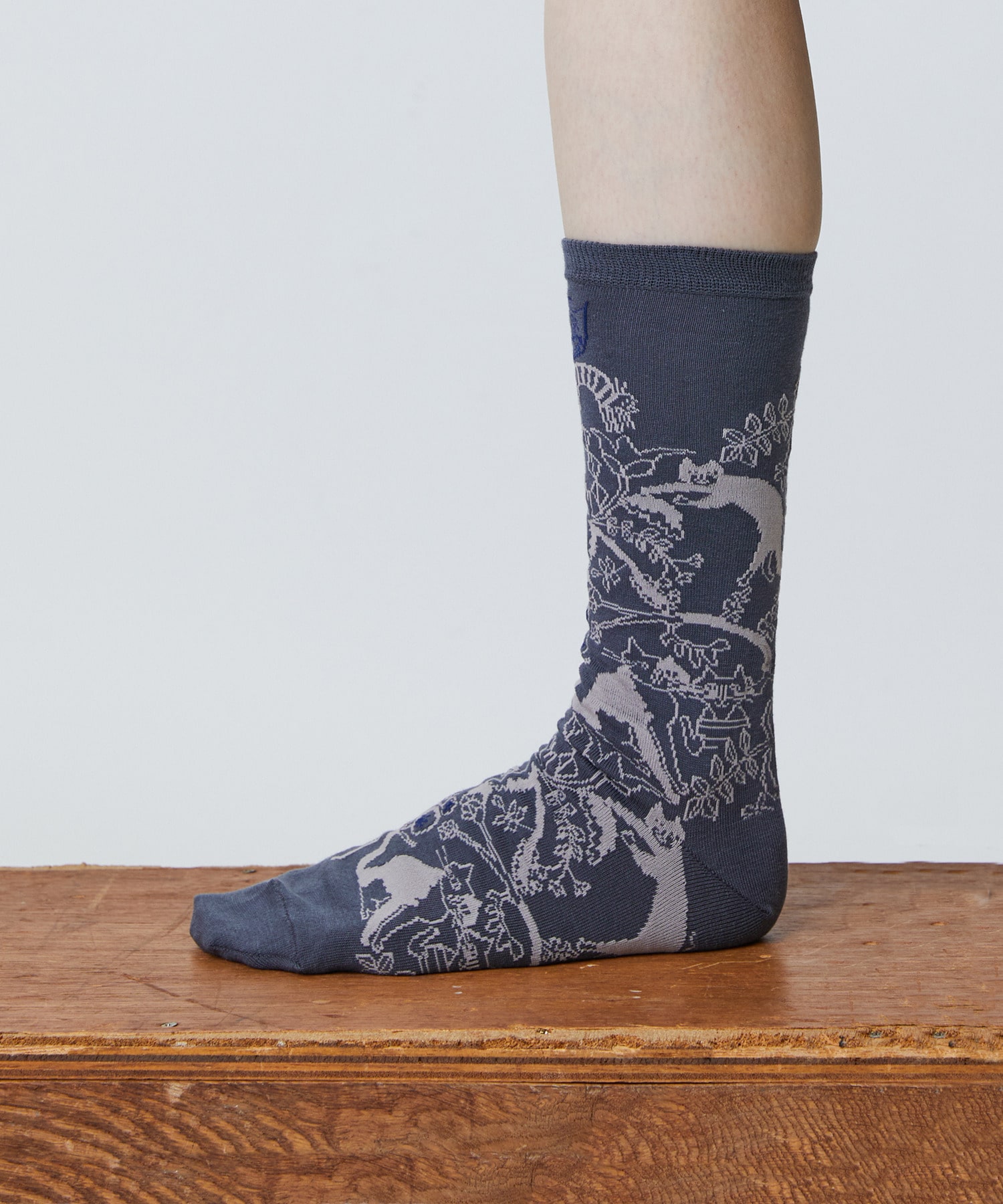 【LOISIR】【アーティストコラボ】LOISIR&times;TORANEKOBONBON 総柄ソックス 詳細画像 ピンク 6