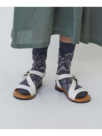 【LOISIR】ストラップサンダル 詳細画像 ブラック 1