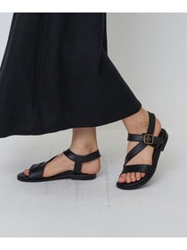 【LOISIR】ストラップサンダル 詳細画像 ブラック 4