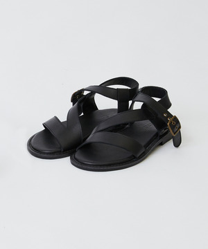 【LOISIR】ストラップサンダル 詳細画像 ブラック 1