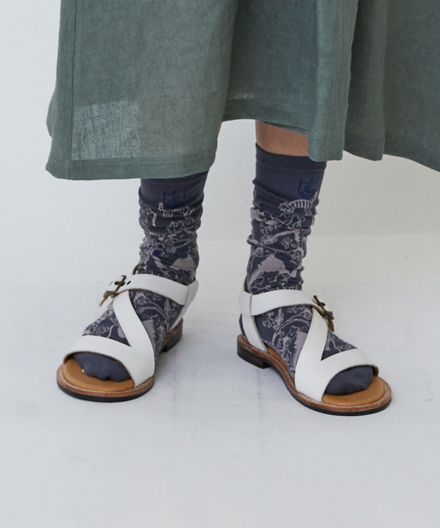 【LOISIR】ストラップサンダル 詳細画像 ブラック 1