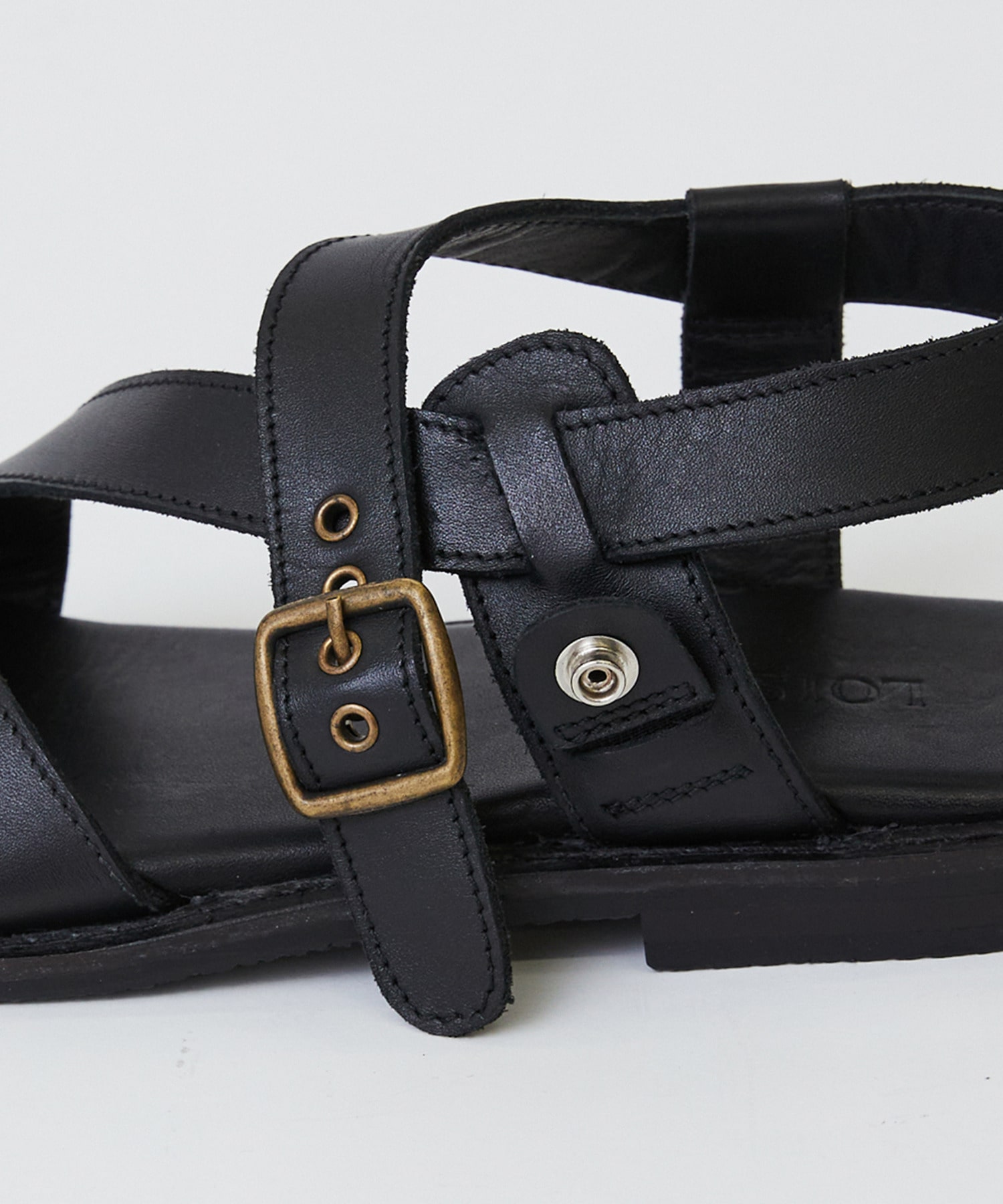 【LOISIR】ストラップサンダル 詳細画像 ブラック 15
