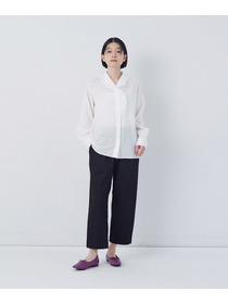 【congés payés】60/ローンフリルシャツ 詳細画像 グレイッシュベージュ 1