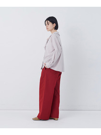 【congés payés】60/ローンフリルシャツ 詳細画像 グレイッシュベージュ 10