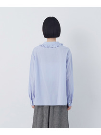 【congés payés】60/ローンフリルシャツ 詳細画像 グレイッシュベージュ 22