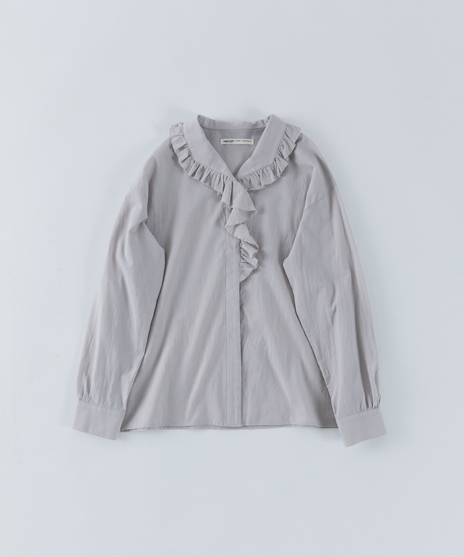 【congés payés】60/ローンフリルシャツ 詳細画像 グレイッシュベージュ 1