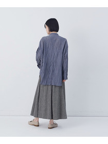 【congés payés】クリンクル加工2wayシャツ 詳細画像 ドット 11