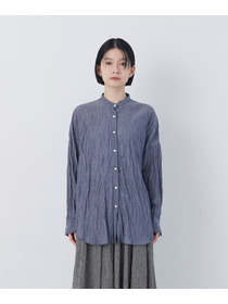 【congés payés】クリンクル加工2wayシャツ 詳細画像 ドット 13