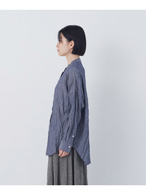 【congés payés】クリンクル加工2wayシャツ 詳細画像 ドット 14