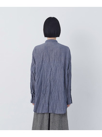 【congés payés】クリンクル加工2wayシャツ 詳細画像 ドット 15