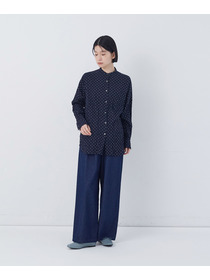 【congés payés】クリンクル加工2wayシャツ 詳細画像 ドット 16