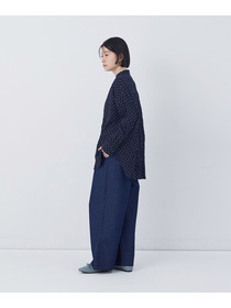 【congés payés】クリンクル加工2wayシャツ 詳細画像 ドット 17