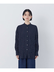 【congés payés】クリンクル加工2wayシャツ 詳細画像 ドット 21