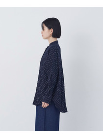 【congés payés】クリンクル加工2wayシャツ 詳細画像 ドット 22