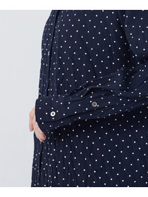 【congés payés】クリンクル加工2wayシャツ 詳細画像 ドット 26