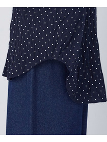 【congés payés】クリンクル加工2wayシャツ 詳細画像 ドット 27