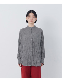 【congés payés】クリンクル加工2wayシャツ 詳細画像 ドット 6