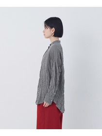 【congés payés】クリンクル加工2wayシャツ 詳細画像 ドット 7