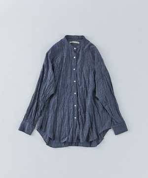 【congés payés】クリンクル加工2wayシャツ 詳細画像 ネイビー 1