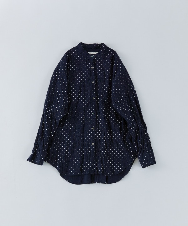 クリンクル加工2wayシャツ 詳細画像 ドット 1