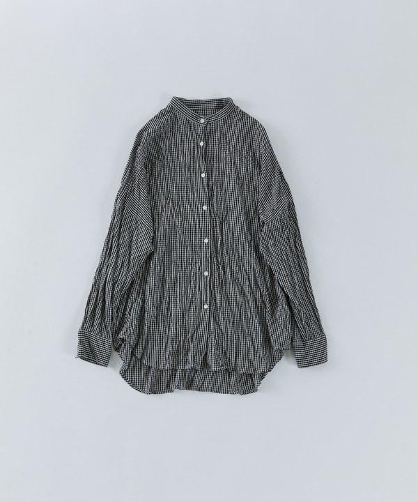 【congés payés】クリンクル加工2wayシャツ