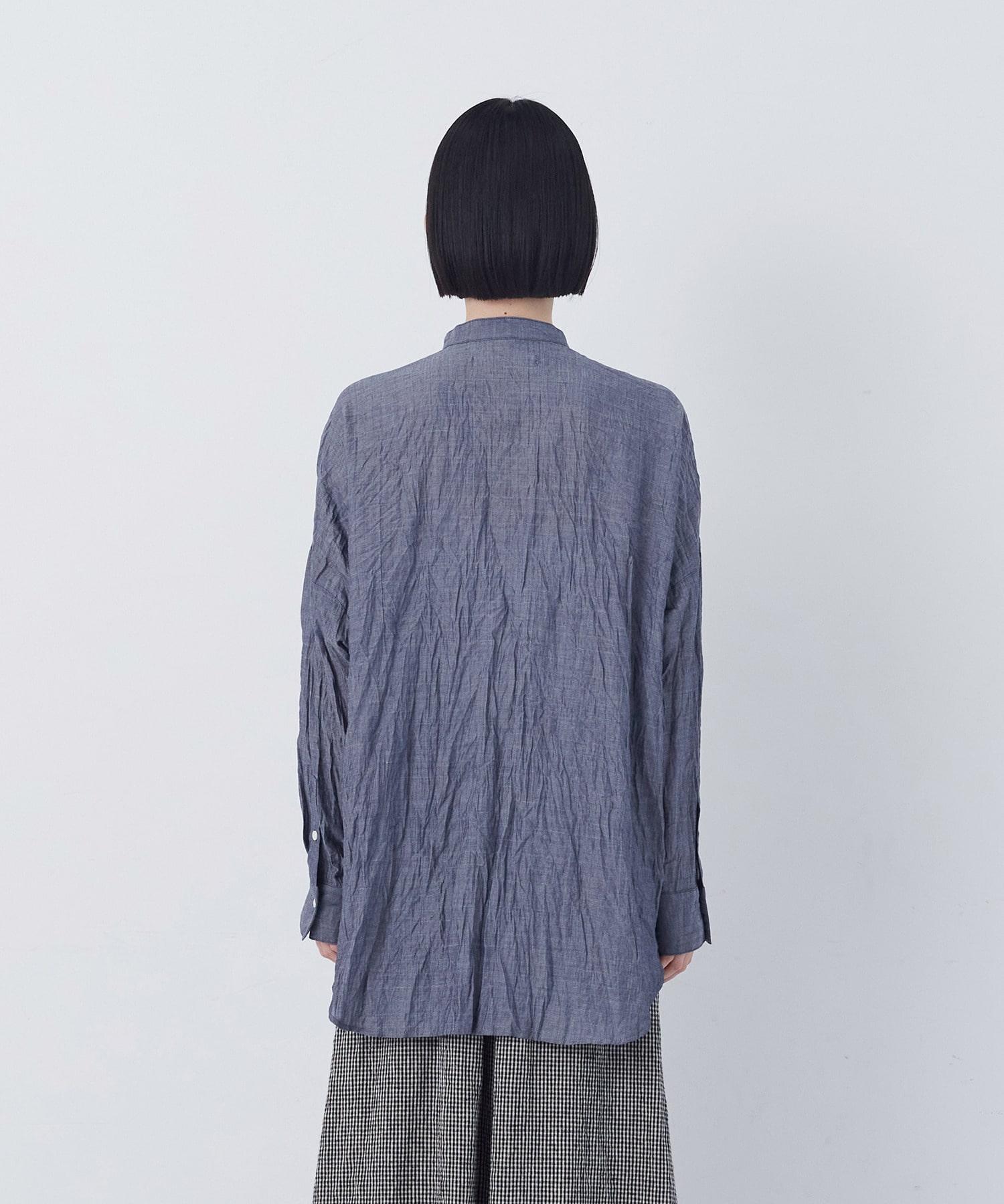 【congés payés】クリンクル加工2wayシャツ 詳細画像 ドット 15