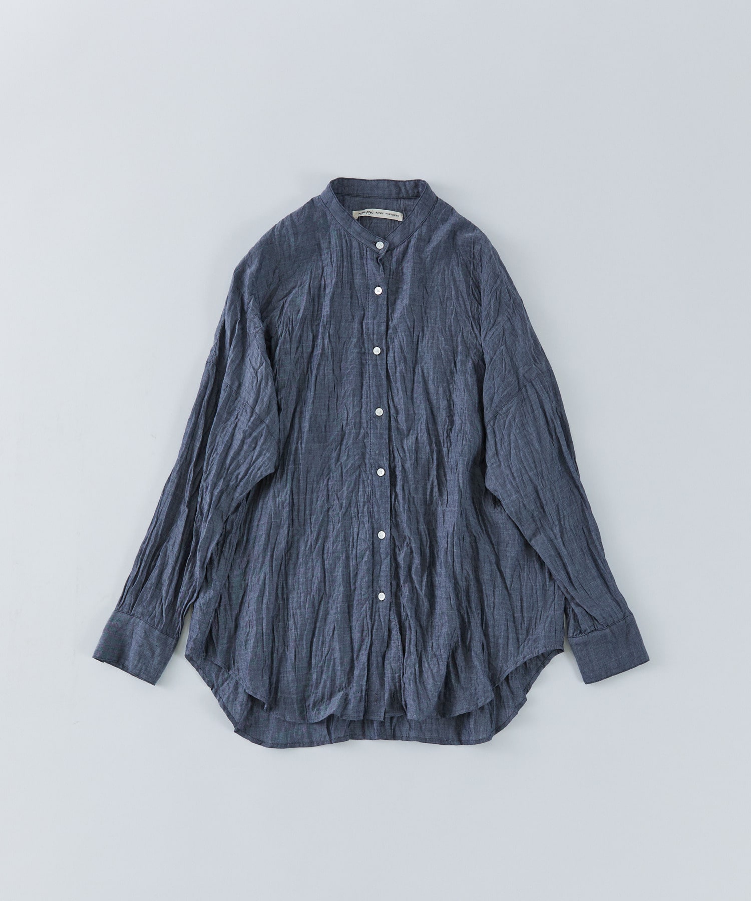 【congés payés】クリンクル加工2wayシャツ 詳細画像 ネイビー 1