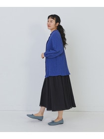 【congés payés】ワッフルスタンドカラーシャツ 詳細画像 ブラック系その他 8