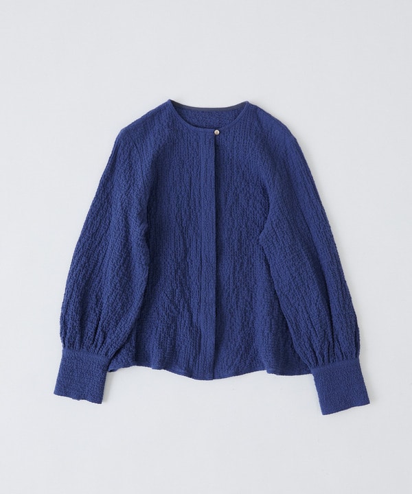 ワッフルラウンドカラーシャツワッフルラウンドカラーシャツ