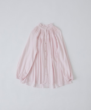 【congés payés】モスリンラウンドタックブラウス 詳細画像 ピンク 1