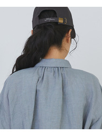 【congés payés】コットンリネンギャザーシャツ 詳細画像 イエロー 21