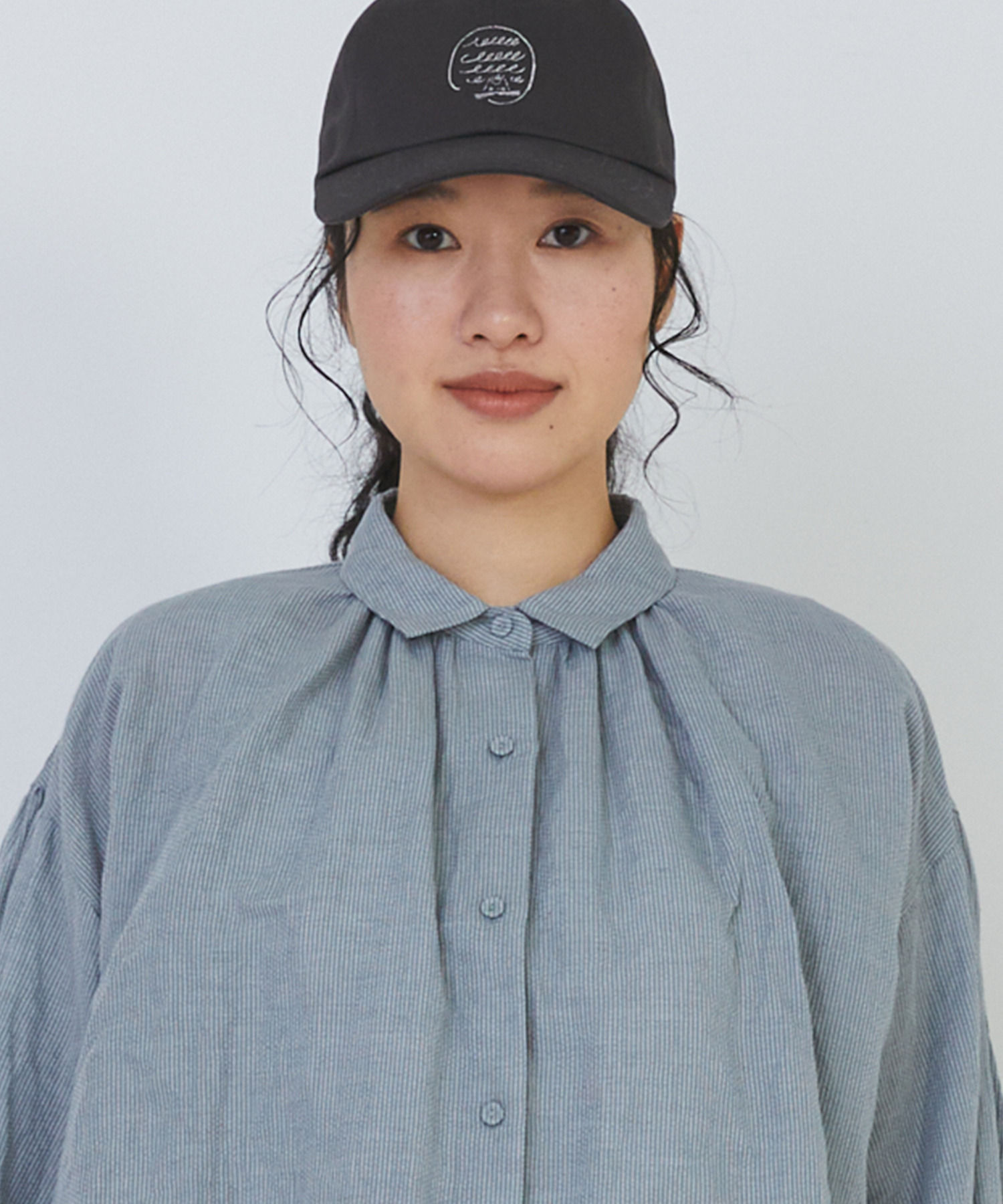 【congés payés】コットンリネンギャザーシャツ 詳細画像 イエロー 20