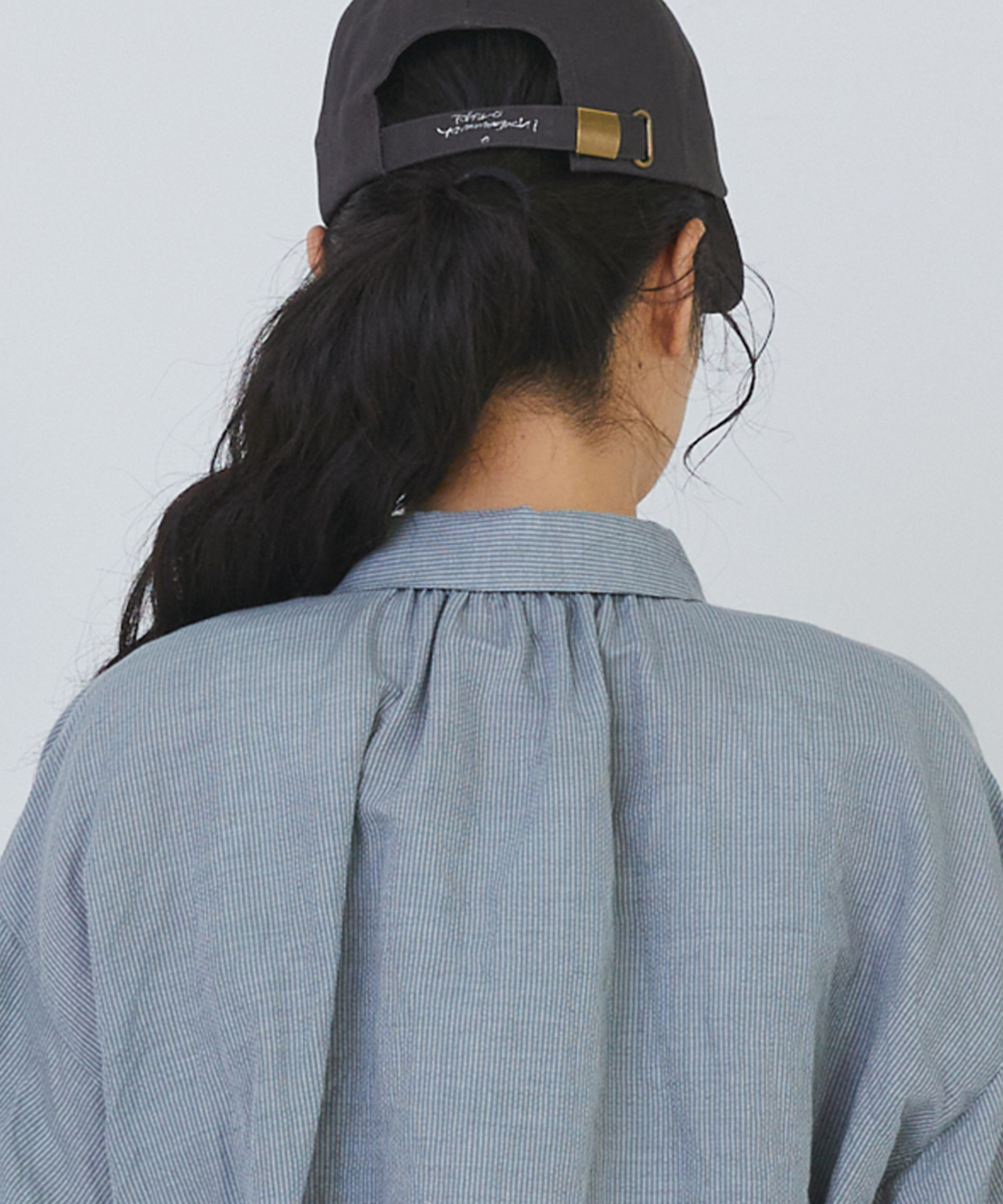 【congés payés】コットンリネンギャザーシャツ 詳細画像 イエロー 21