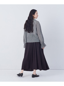 【congés payés】Kanocoさんコラボ　フリルブラウス 詳細画像 ブラック 11