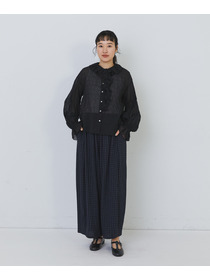 【congés payés】Kanocoさんコラボ　フリルブラウス 詳細画像 ブラック 17