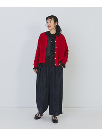 【congés payés】Kanocoさんコラボ　フリルブラウス 詳細画像 ブラック 19