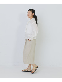 【congés payés】Kanocoさんコラボ　フリルブラウス 詳細画像 ブラック 2