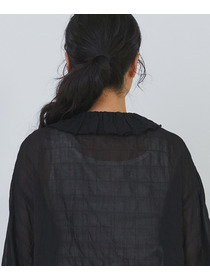 【congés payés】Kanocoさんコラボ　フリルブラウス 詳細画像 ブラック 25